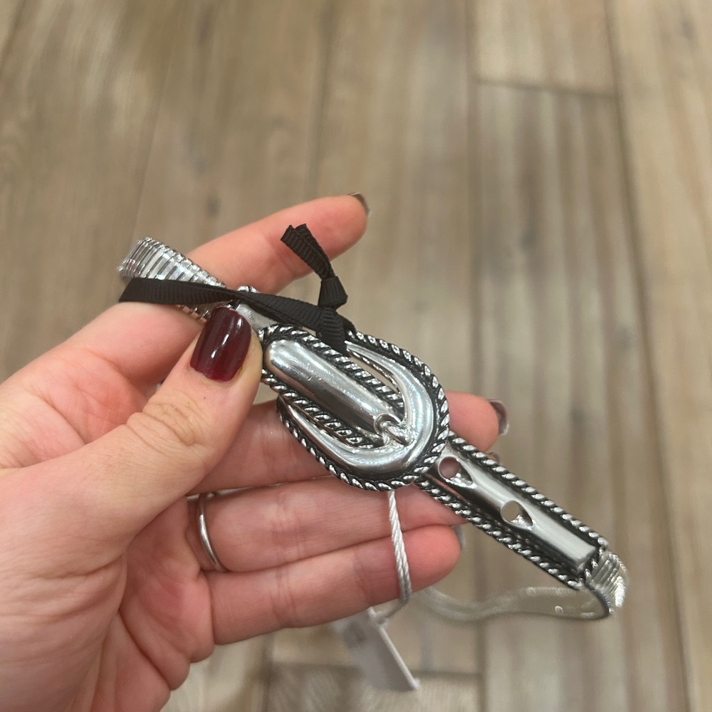 Veronica Beard Silver Belt
